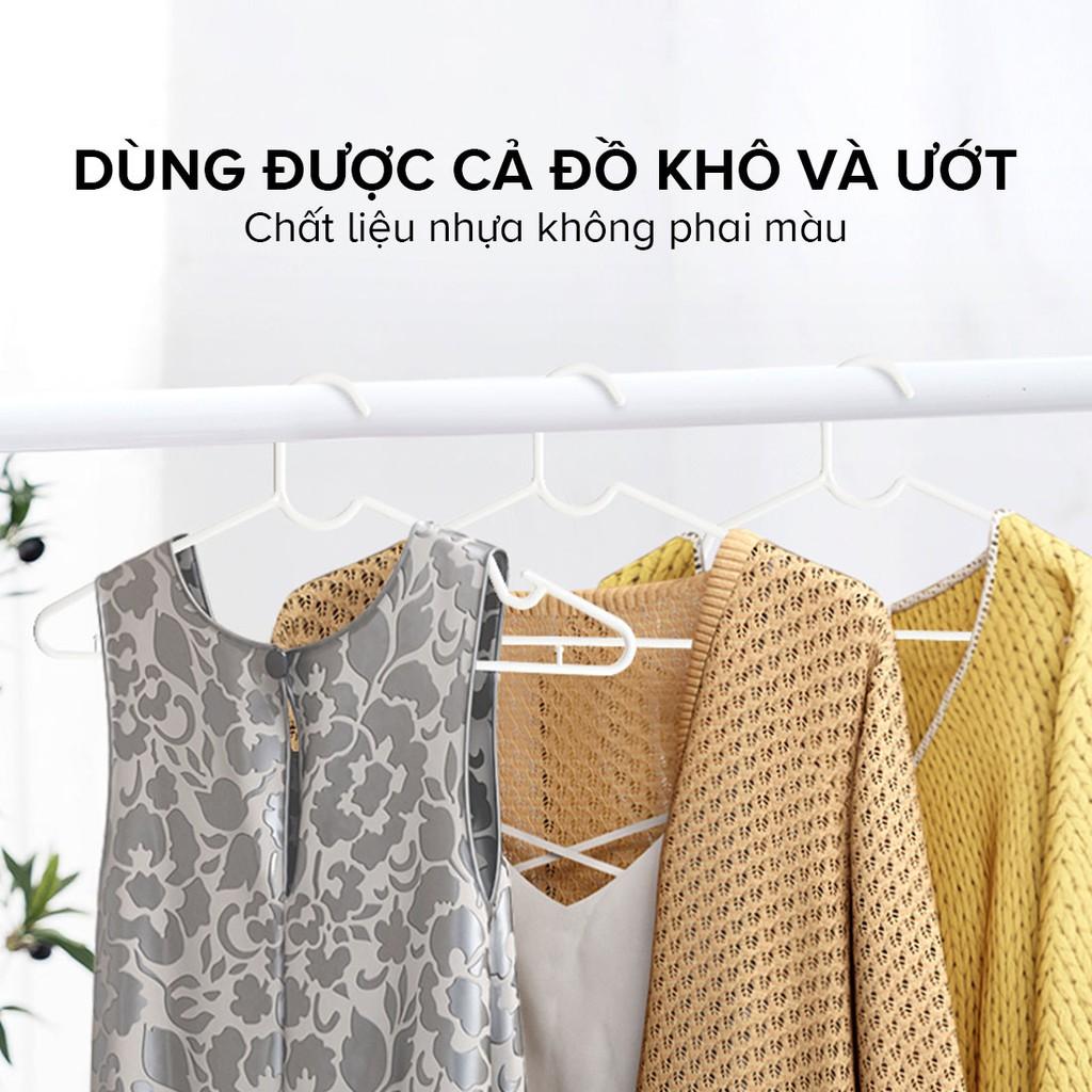 [Mã MINI11FFF giảm 5% đơn 150K] 10 Cái Móc Nhựa Cao Cấp Phơi Quần Áo Miniso