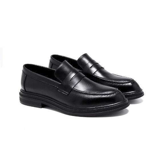 Giày Lười DECEMBER Penny Loafer Black - LF05