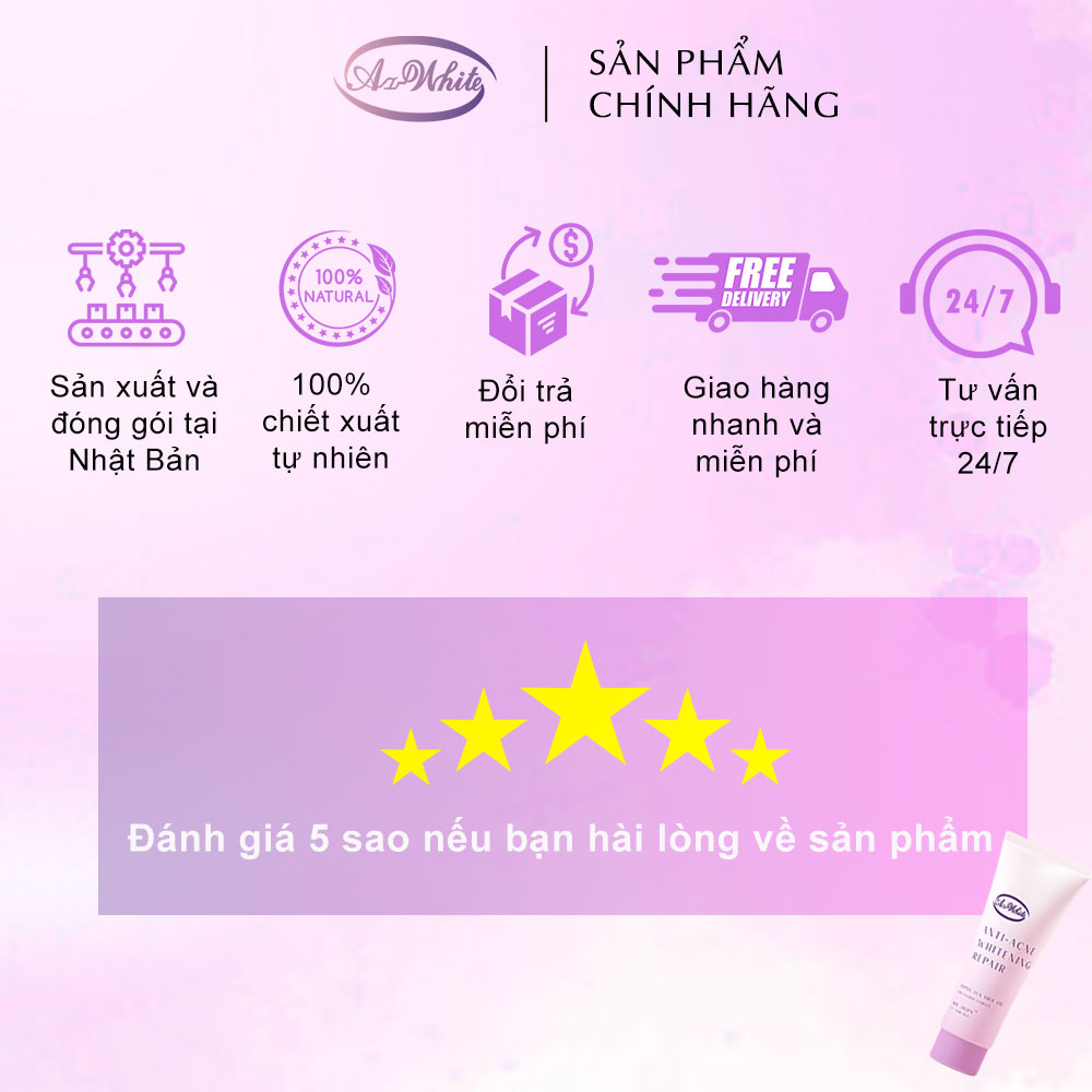 Tuýp Kem Ngừa Mụn &amp; Dưỡng Trắng Da A-White 7G