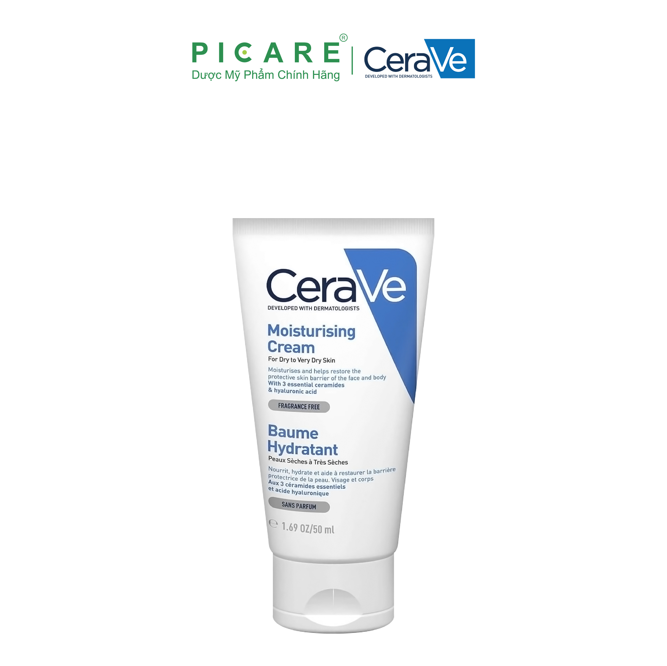 Kem Dưỡng Ẩm Da Khô CeraVe Moisturising Cream 50ml