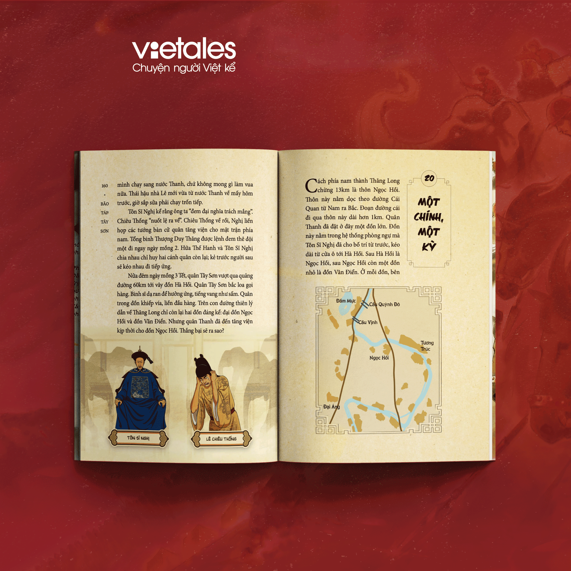 (Postcard chân dung Quang Trung, in màu toàn bộ) BÃO TÁP TÂY SƠN – Trần Hoàng Vũ – Vietales