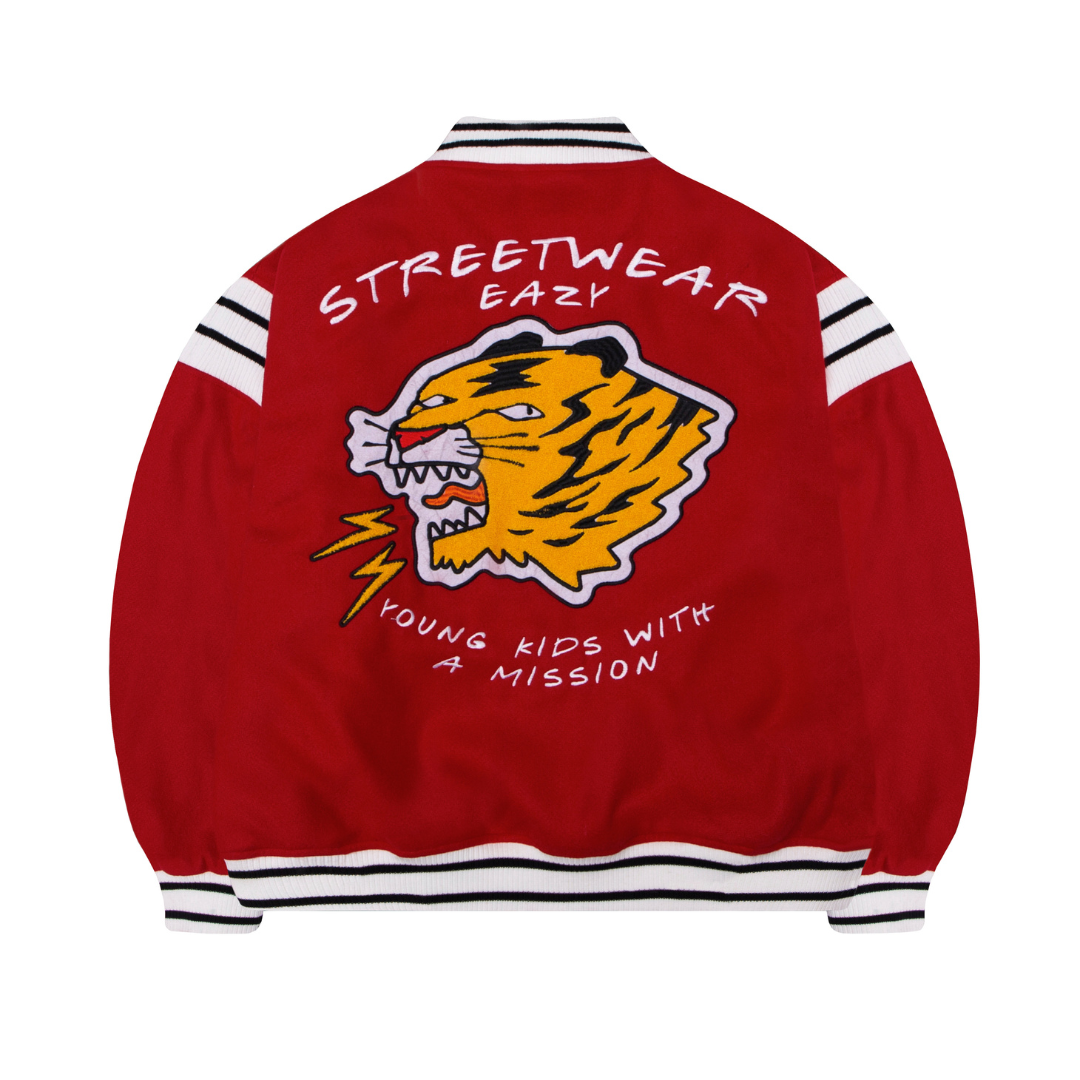 SWE - Áo Bomber nam nữ TIGER VARSITY JACKET vải dày dặn 100% thời trang chính hãng