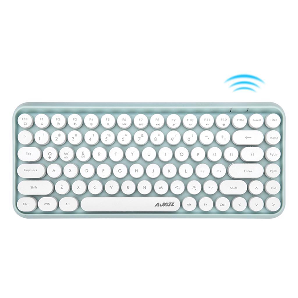 Mini 84 Keys Wireless Keyboard for Multi-Color Multi-Color