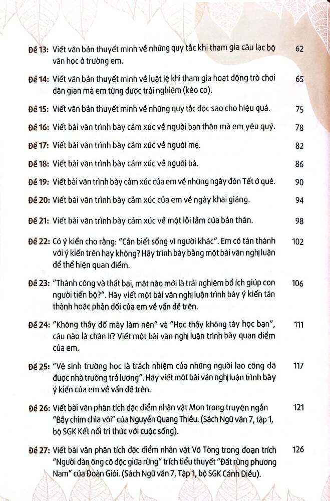Giúp Em Viết Đoạn Và Bài Văn Hay Ngữ Văn 7 - MEGA