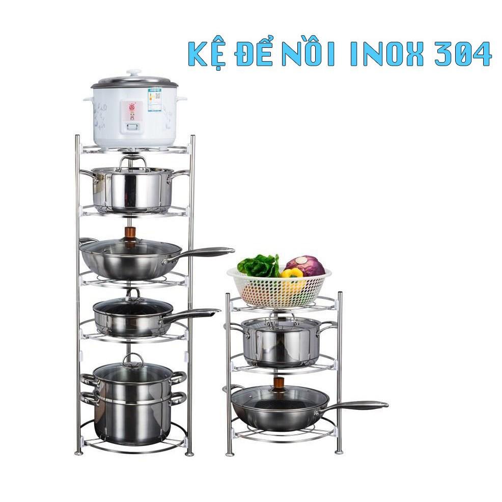 Giá Kệ Để Xoong Nồi Chất Liệu Inox 304 - MẪU MỚI 2021 CHẮC CHẮN BỀN BỈ CHỊU LỰC TỐT