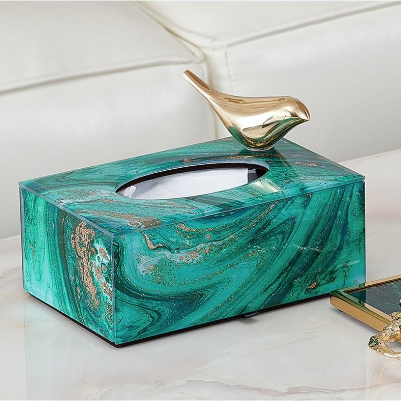 HỘP KHĂN GIẤY ĐỂ BÀN ĂN ĐỘC ĐÁO GOLDEN OCEAN - AsiaMart