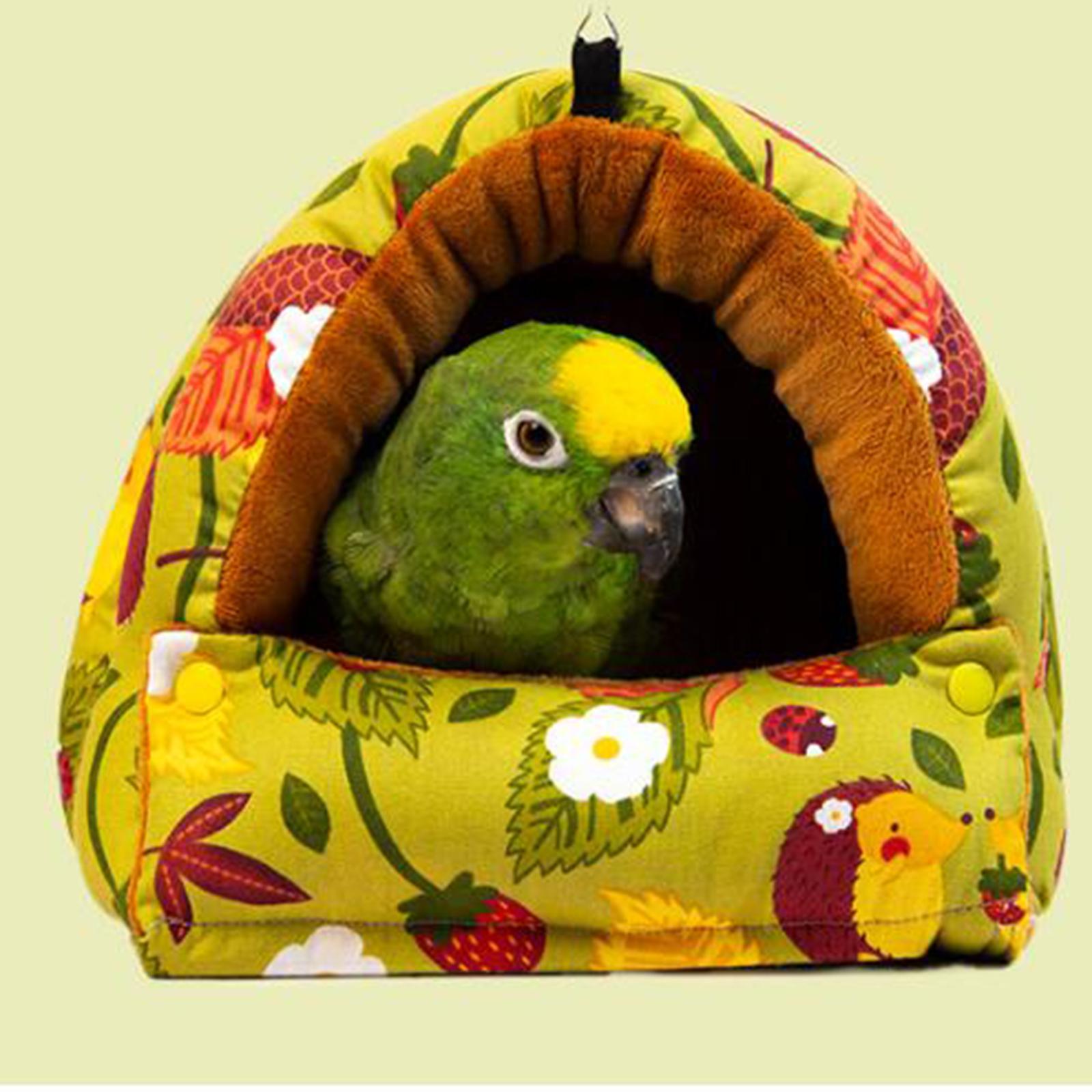 Bird Nest,  House Sleeping Bed Hideaway Cave Parrot Shed Hammock for Lovebirds