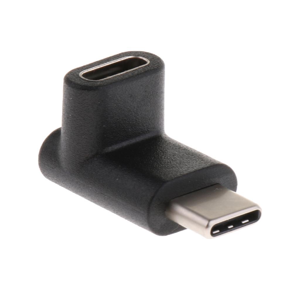 90Degree Right Angle USB 3.1 Type C Male To Female Converter