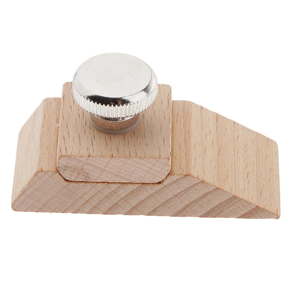 Wooden  Block Leather Polishing Tool for Belt Saddle Style 1