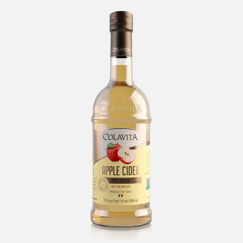 Giấm Táo Colavita Cider Vinegar Vị Chua Thanh Nhẹ Màu Vàng Hổ Phách Xuất Xứ Ý