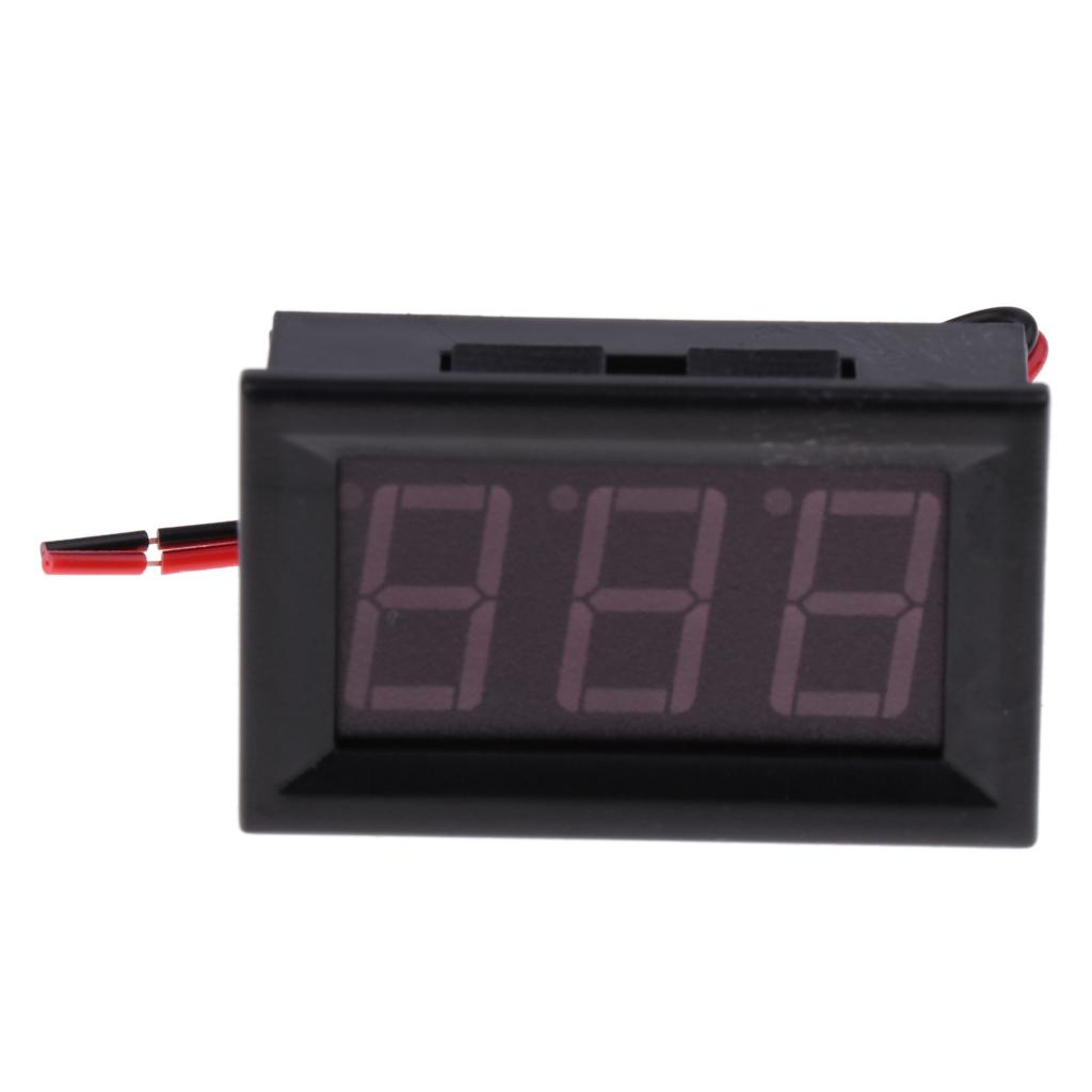 3x Mini DC 4.5-30V 0.56'' Digital Voltmeter LED Display Panel Voltage Meter