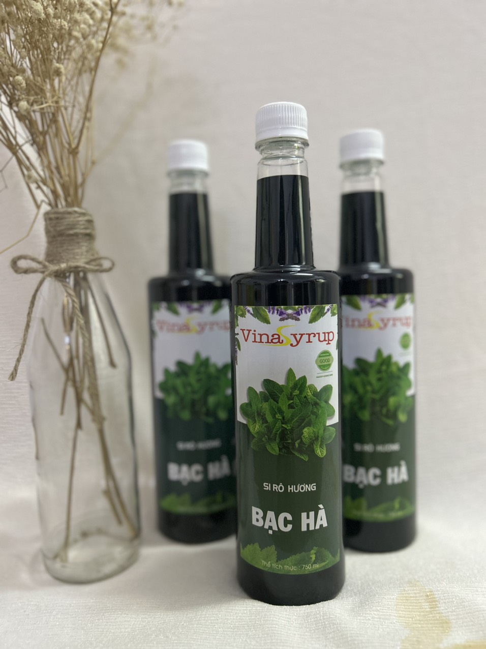 Siro Bạc Hà VinaSyrup 750ml