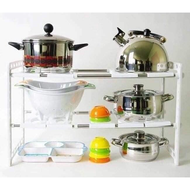 Kệ để xoong nồi gầm bếp thông minh tiện lợi nhập khẩu