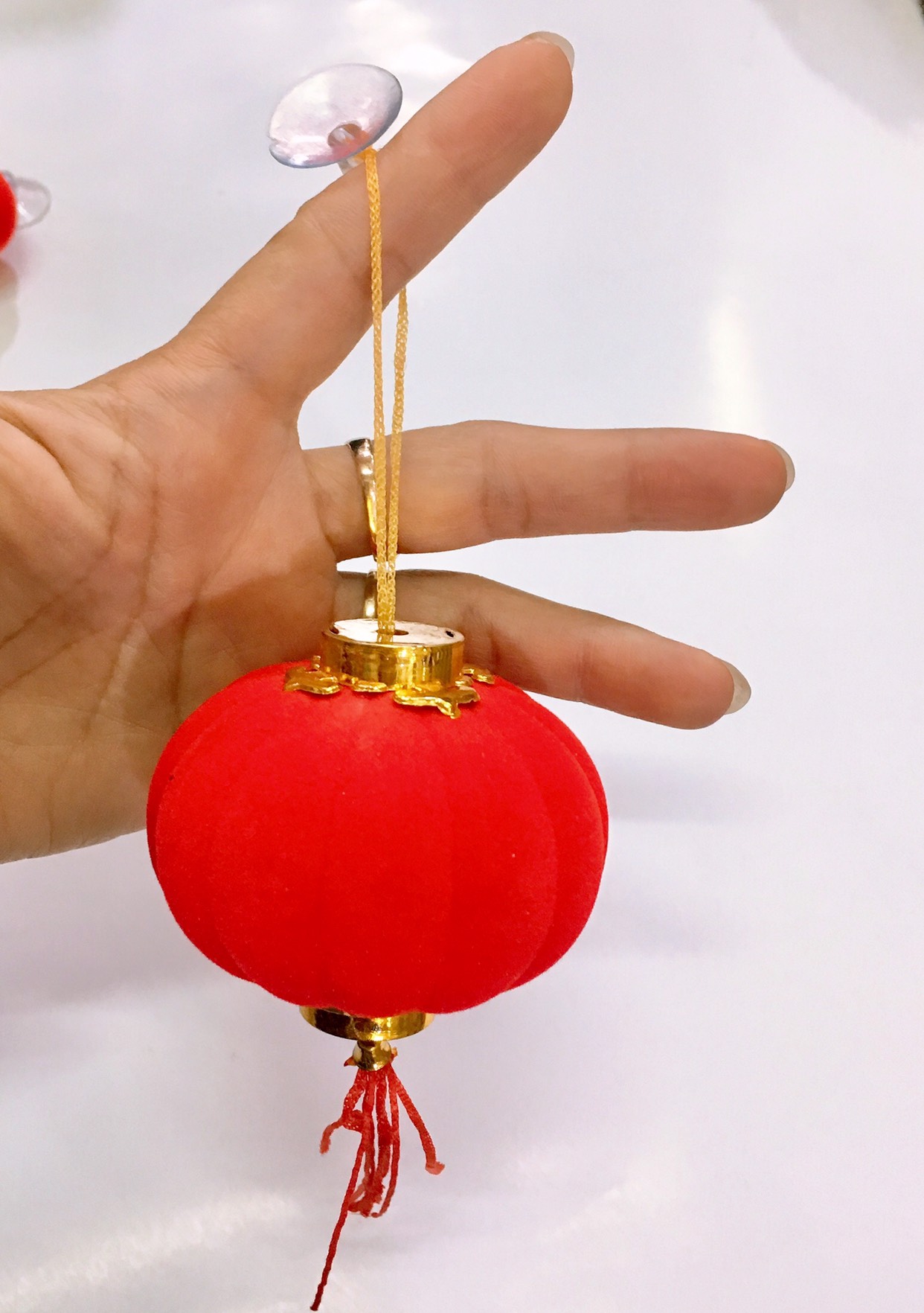 Dây đèn lồng trang trí tết combo 10 dây quả size khác nhau