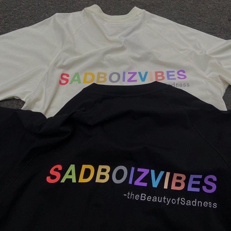 Áo thun unisex tay lỡ Sadboiz Sad Boiz 7 màu SADBOIZ SADBOIZVIBES || Hany shop