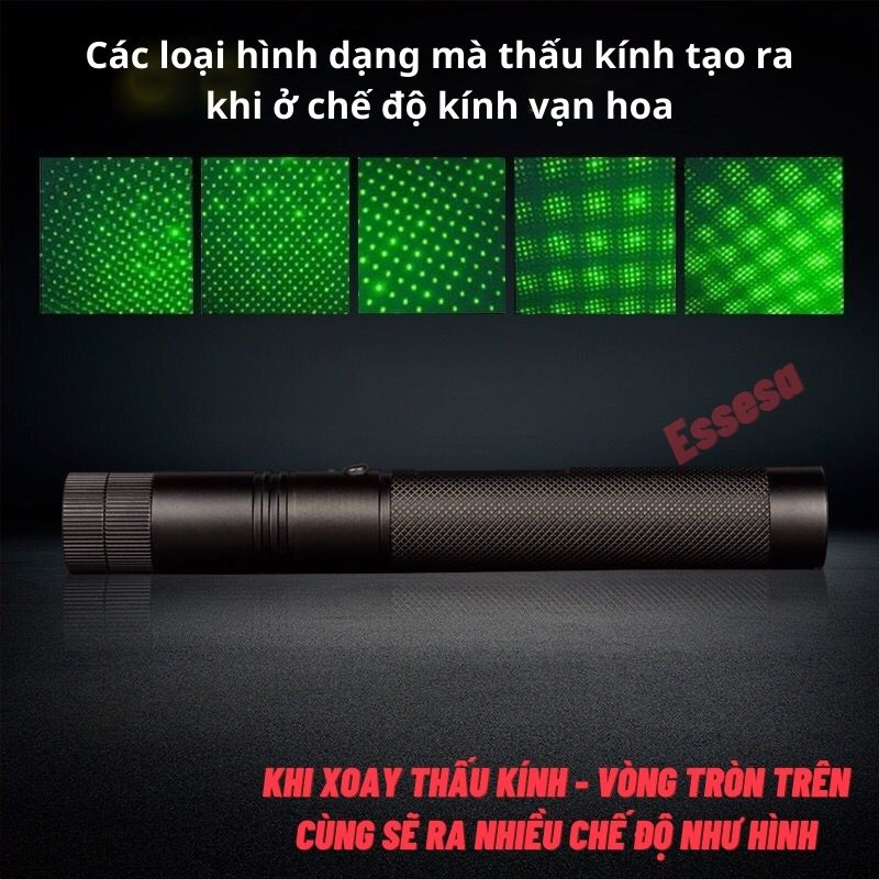 Đèn Pin Laser 303 - Hàng Chính Hãng