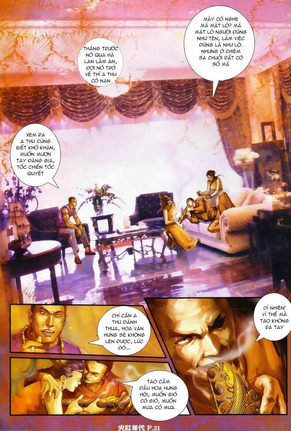 hỏa hồng niên đại hắc cốt đường chapter 24 19