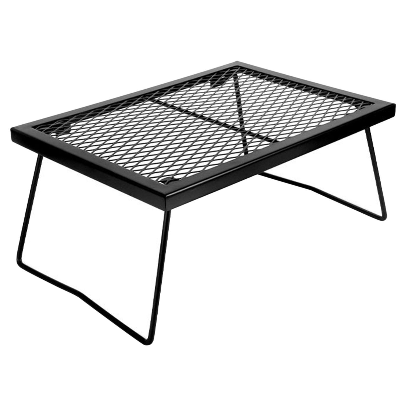 Folding Camping Table Storage Net Mesh Portable Picnic Camping Organizer