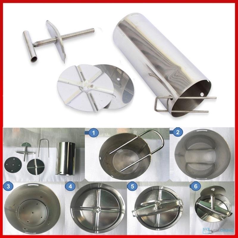 Bộ Khuôn Làm Giò Thủ Giò Chả Xào Inox Loại 1KG và 2KG