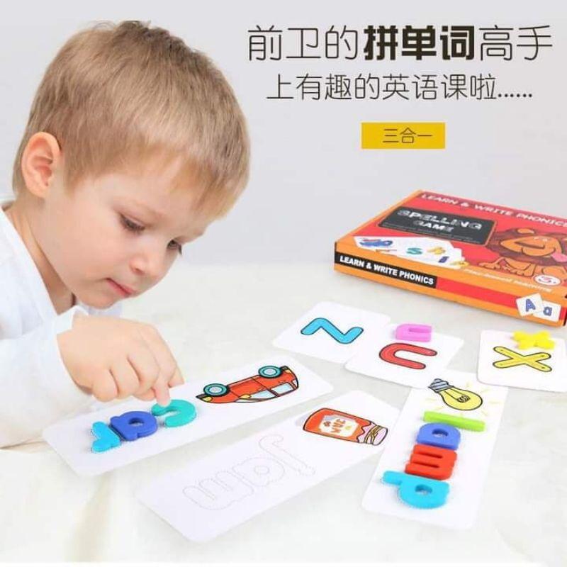 Xếp chữ tiếng Anh - spelling game (mẫu mới)