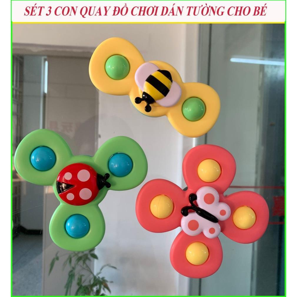 Đồ chơi con quay spinner vui nhộn, con quay spinner gồm 3 chi tiết dễ thương