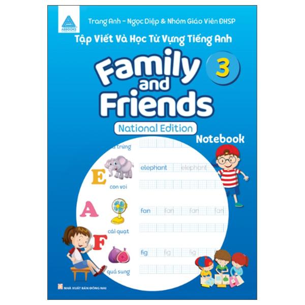 Sách - Tập Viết Và Học Từ Vựng Tiếng Anh - Family And Friends 3 - National Edition - Notebook