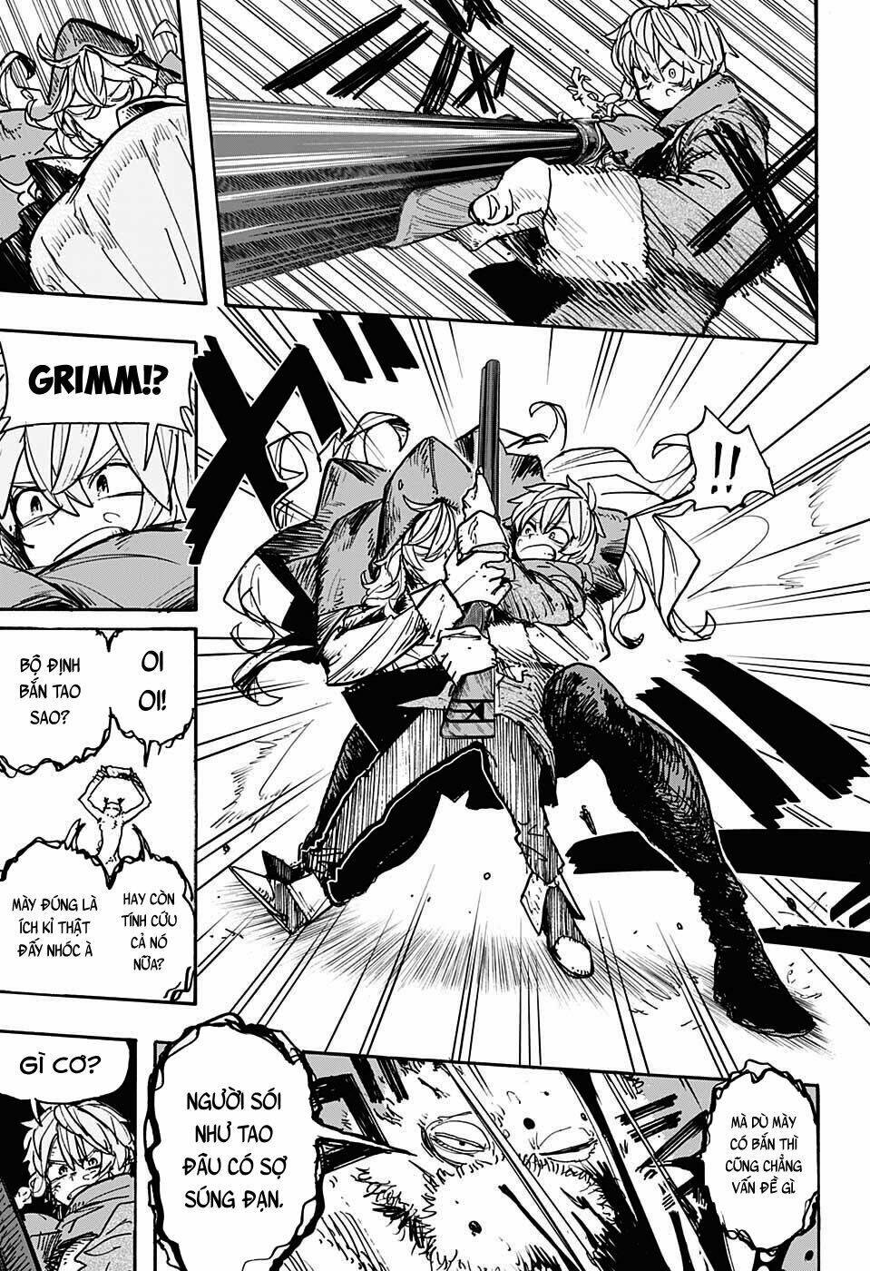 hội thợ săn: khăn đỏ chapter 3 14