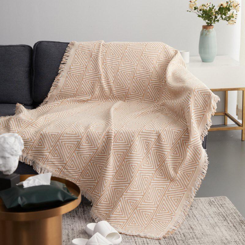 Chăn Phủ Sofa Khăn Phủ Sofa Chăn Phủ Giường Chăn Sofa Trang Trí Decor Burley BLANC'