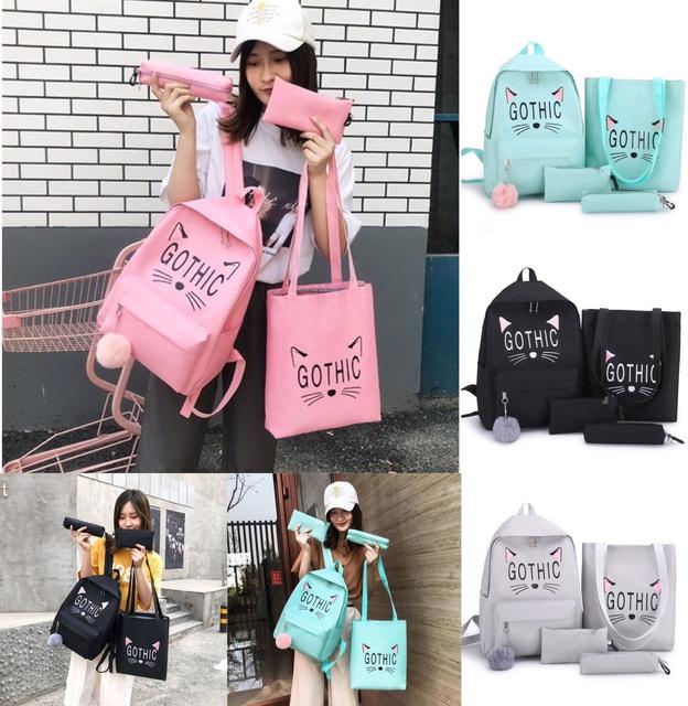 BỘ BALO TÚI XÁCH MÈO XINH XẮN