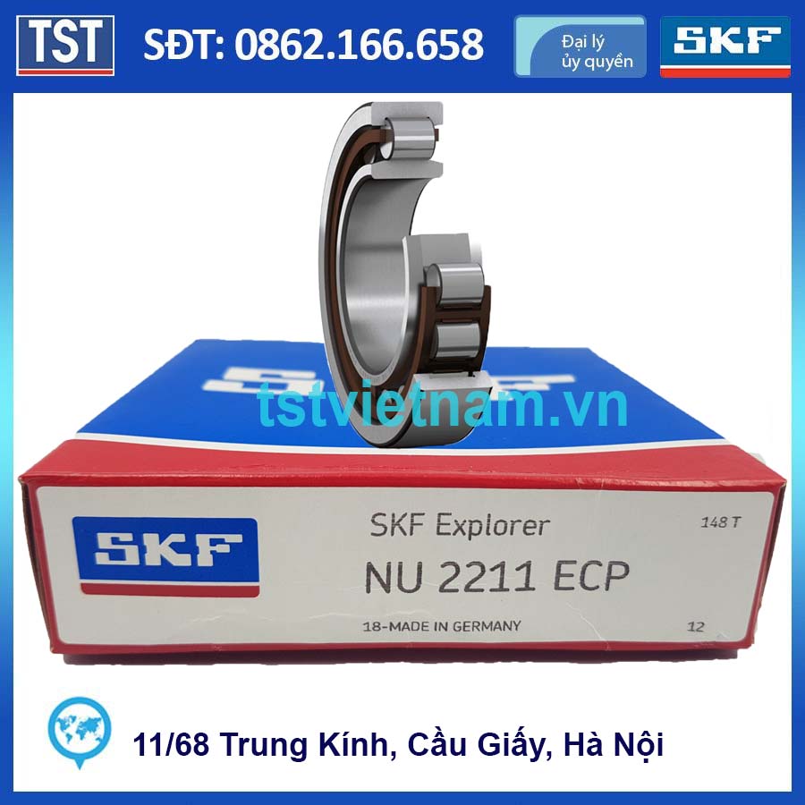 Vòng bi SKF NU 2211 ECP (Chính hãng 100%)