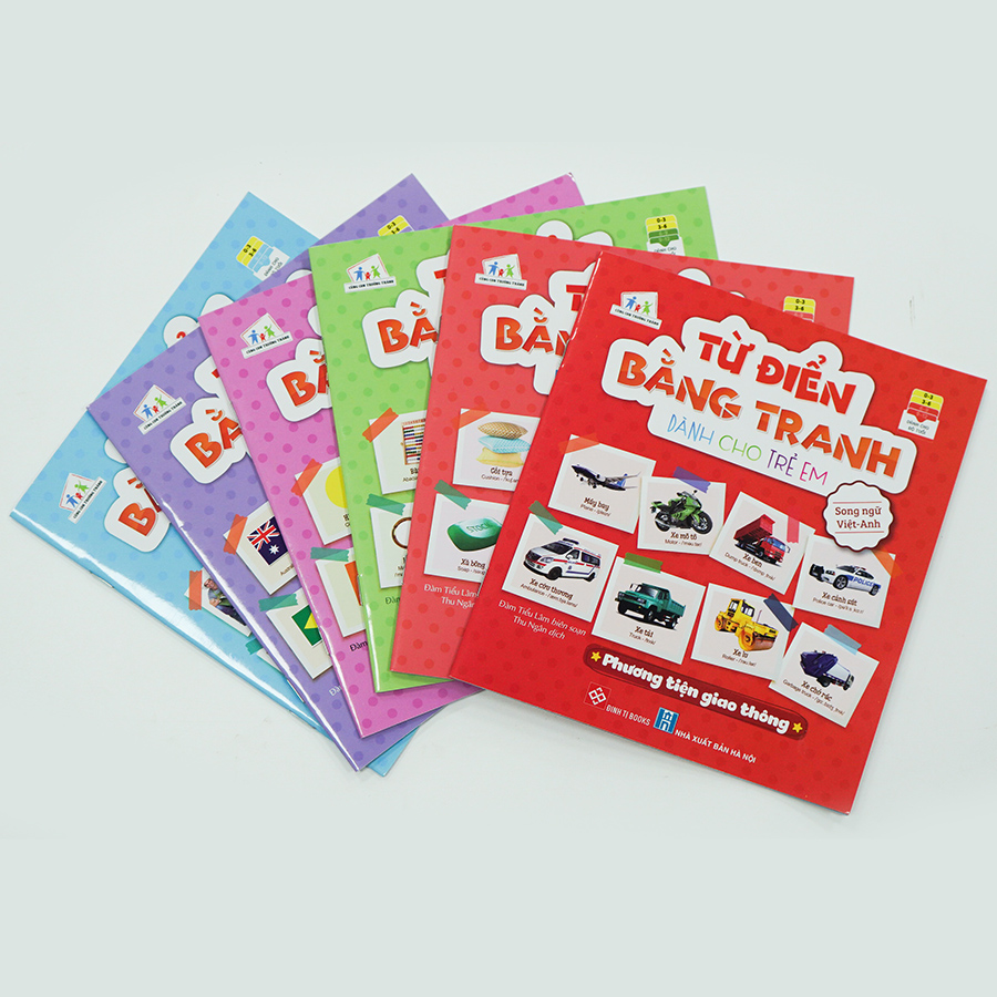Combo 2 : Từ điển bằng tranh dành cho trẻ em