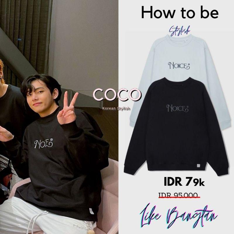 Áo sweater cổ tròn dài tay Unisex Noice