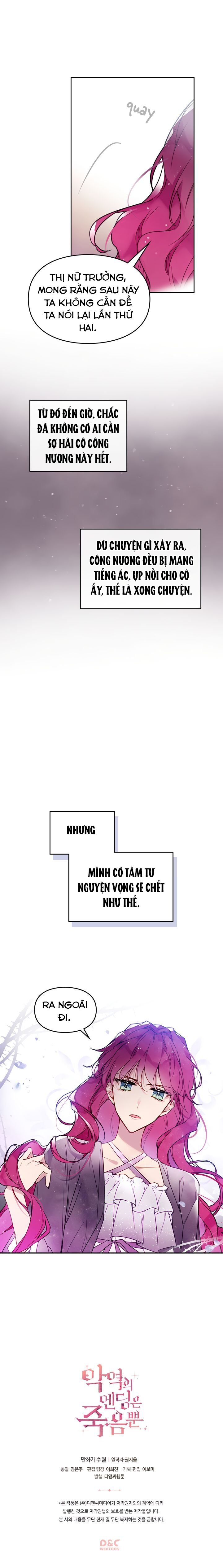 kết thúc của nhân vật phản diện chỉ có thể là cái chết chapter 9 13
