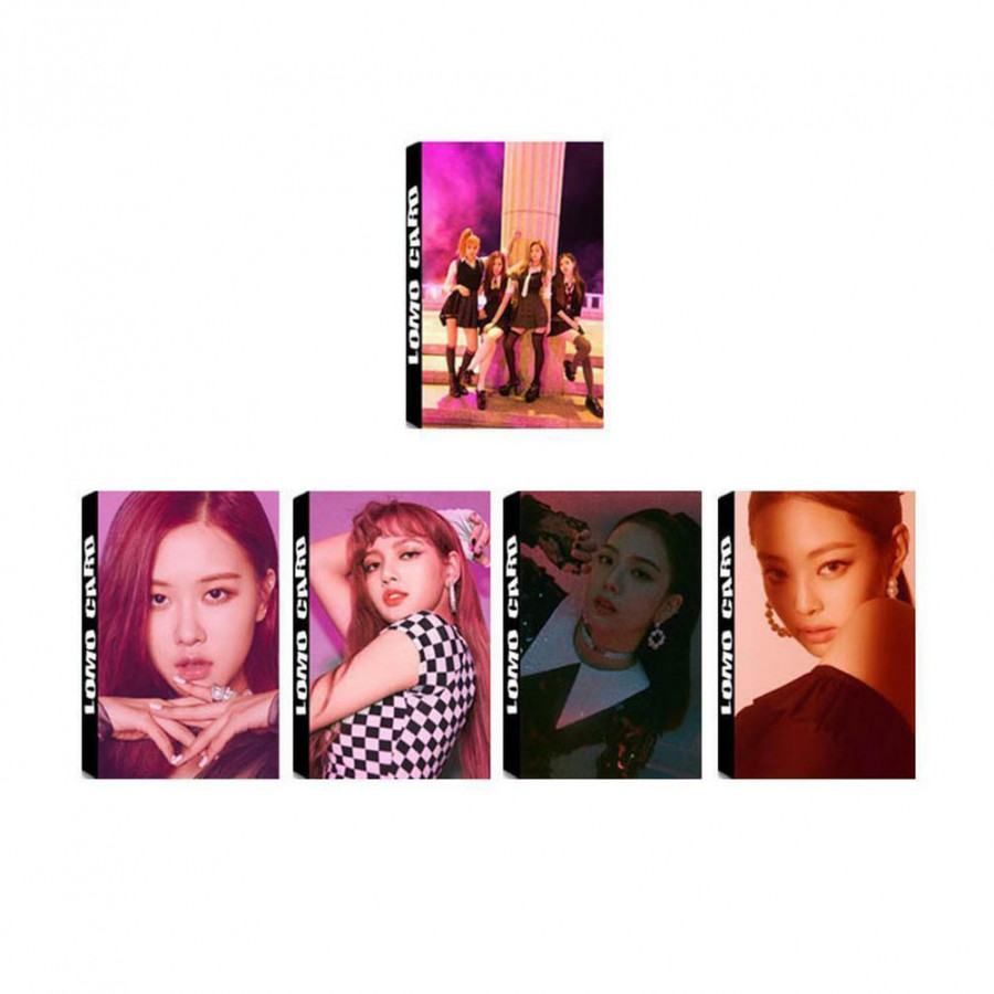 Bộ ảnh thẻ lomo Blackpink Square Up mẫu mới