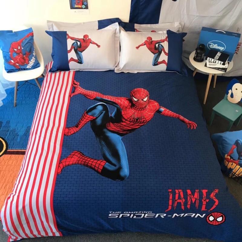 Set Cotton 3D Disney Hàng Nhập Khẩu Cao Cấp 100% Cotton Mẫu IRON MAN