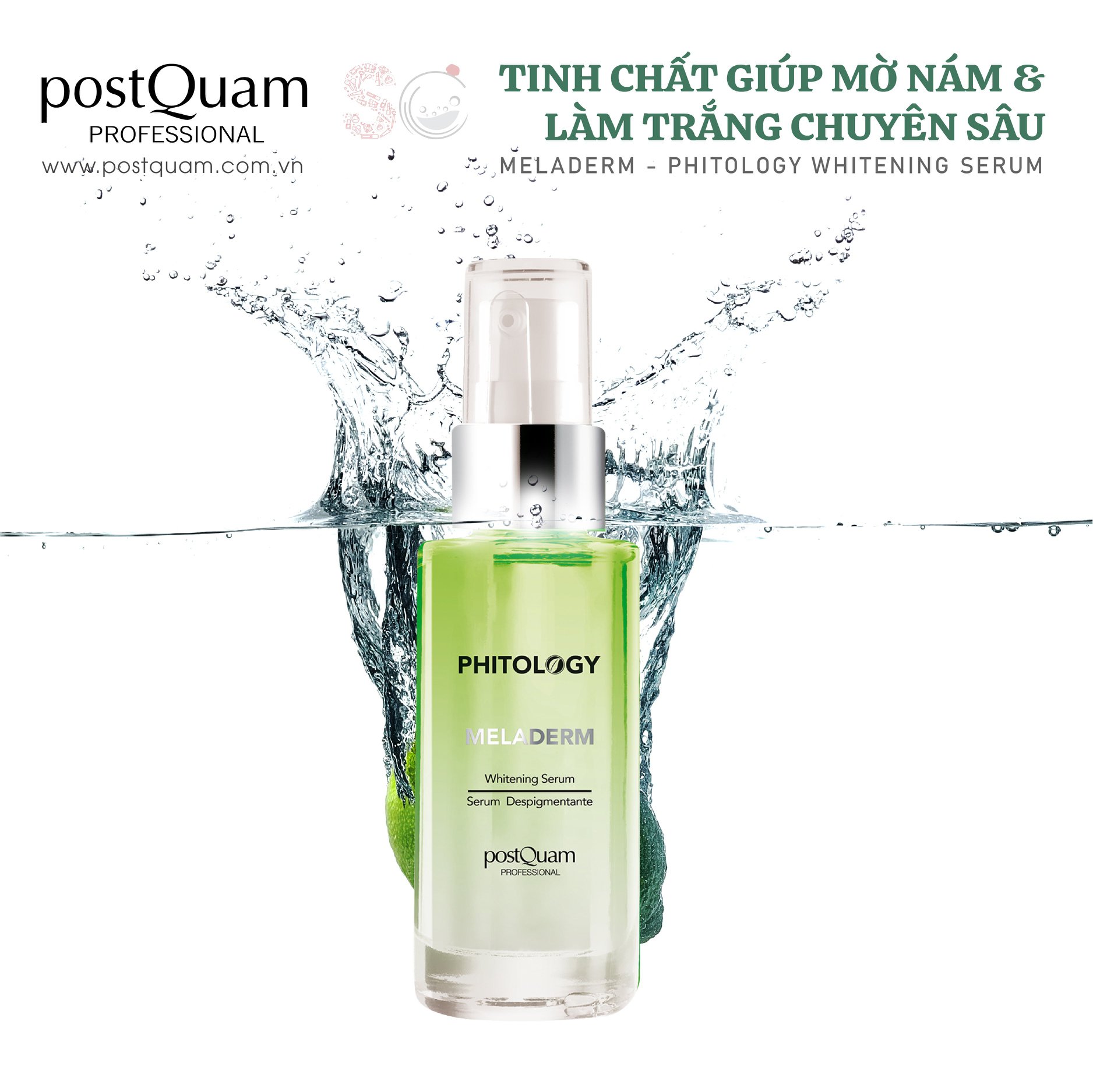 postQuam - Tinh Chất Giúp Mờ Nám &amp; Làm Trắng Chuyên Sâu (30ml)