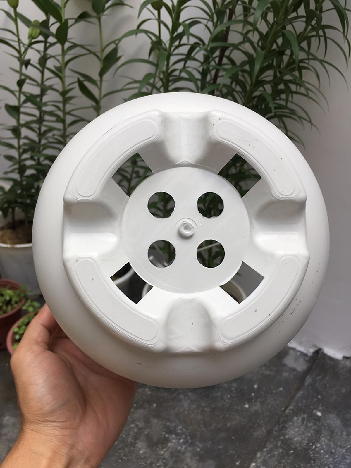 05 chậu nhựa treo trồng cây trang trí nhà cửa chuyên dụng, nhựa ABS trồng hoa ,trồng rau