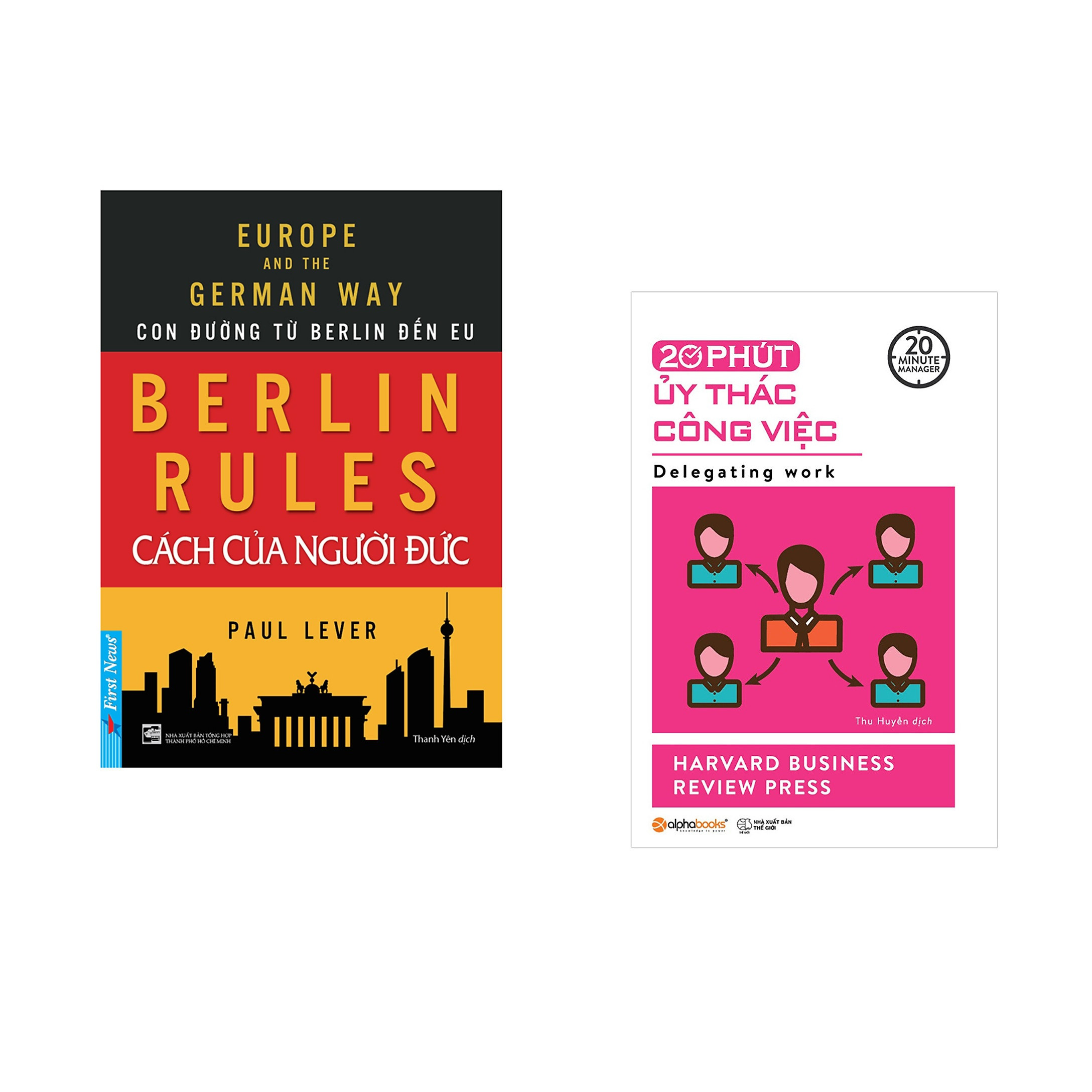 Combo 2 cuốn sách: Berlin Rules - Cách Của Người Đức + 20 Phút Ủy Thác Công Việc