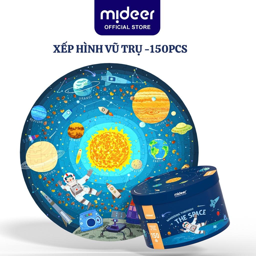 Đồ Chơi Xếp Hình Round Puzzle Mideer 150 miếng phát triển tư duy