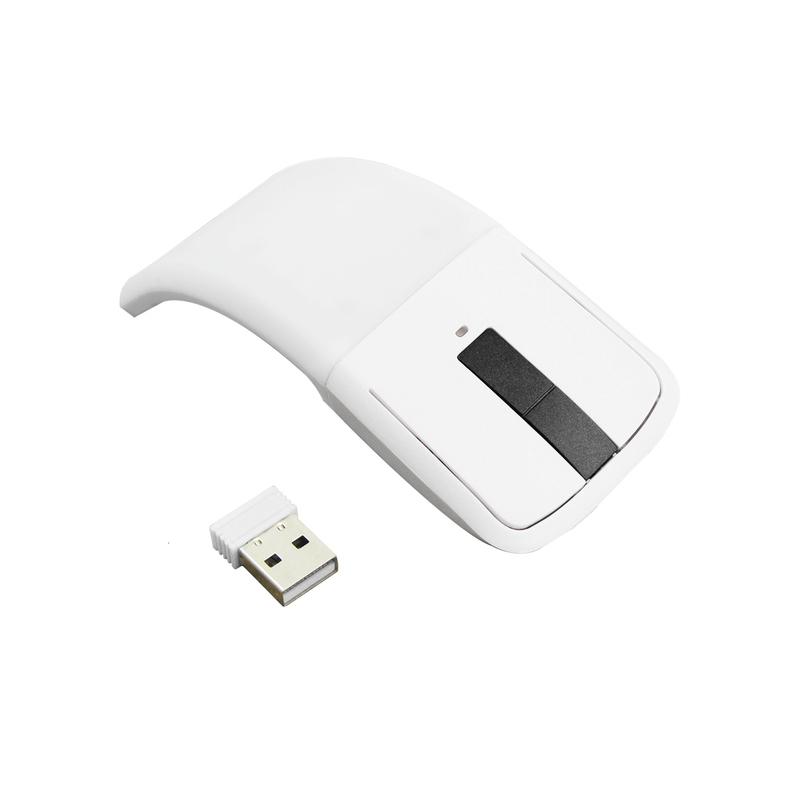 Chuột Không Dây Có Thể Gập Lại Vòng Cung Cảm Ứng Thiết Chuột Máy Tính Dành Cho Văn Phòng Microsoft Laptop Usb Chuột Quang 3d Gấp Chuột