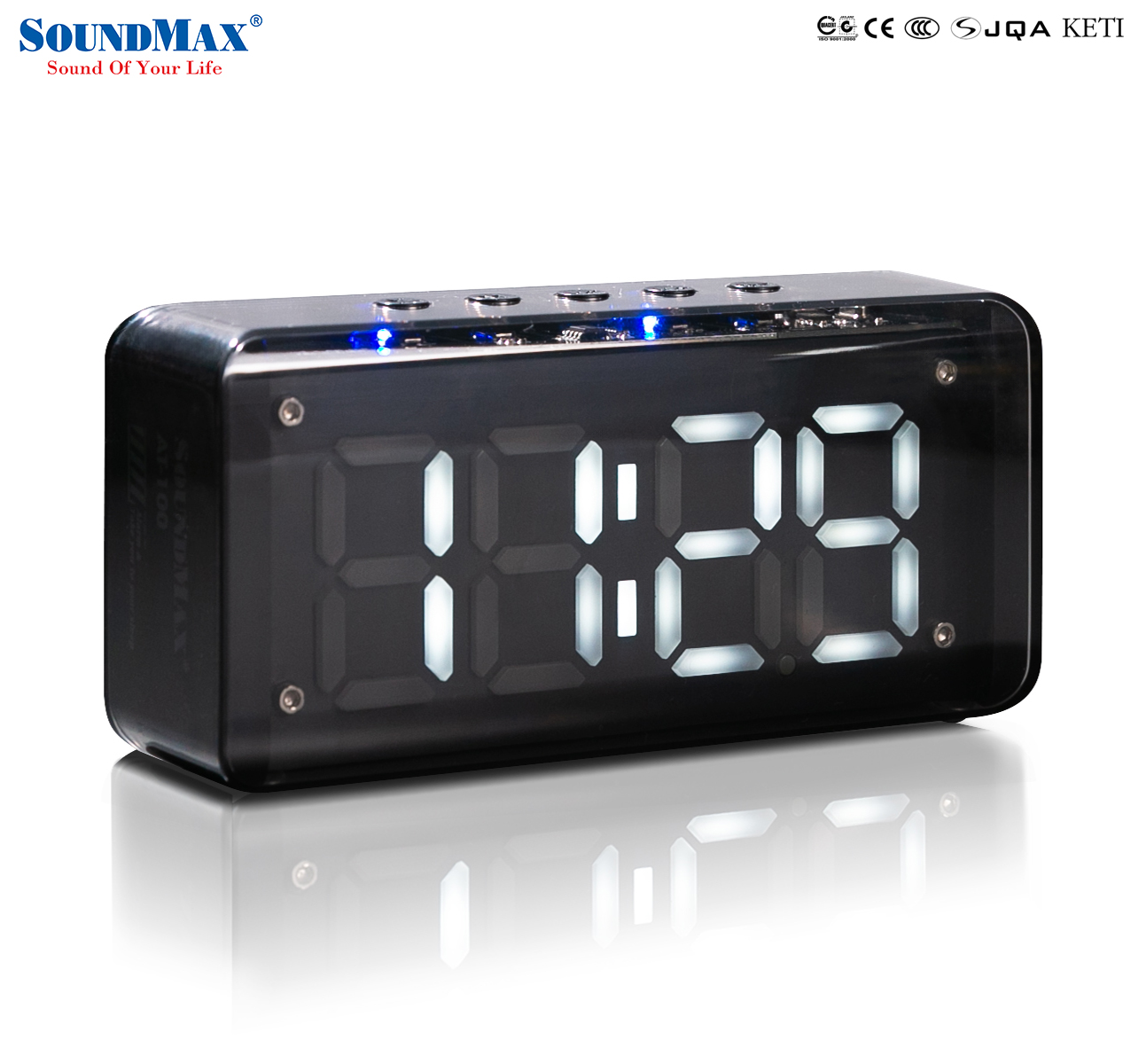 Loa Bluetooth SoundMax AT-100 - Hàng Chính Hãng - Bảo hành 12 tháng