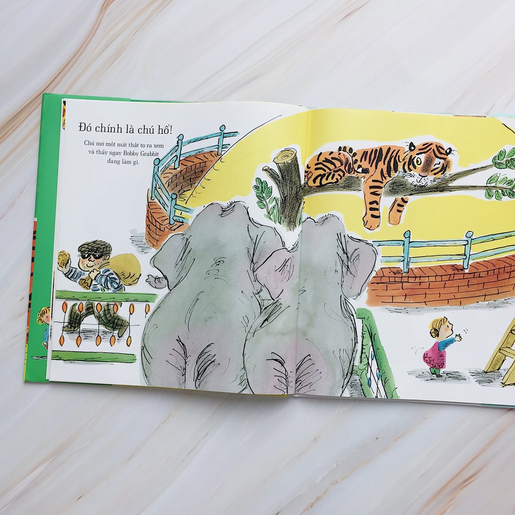 Sách - Gracie Grabbit và chú hổ - Sách truyện thiếu nhi - Crabit Kidbooks