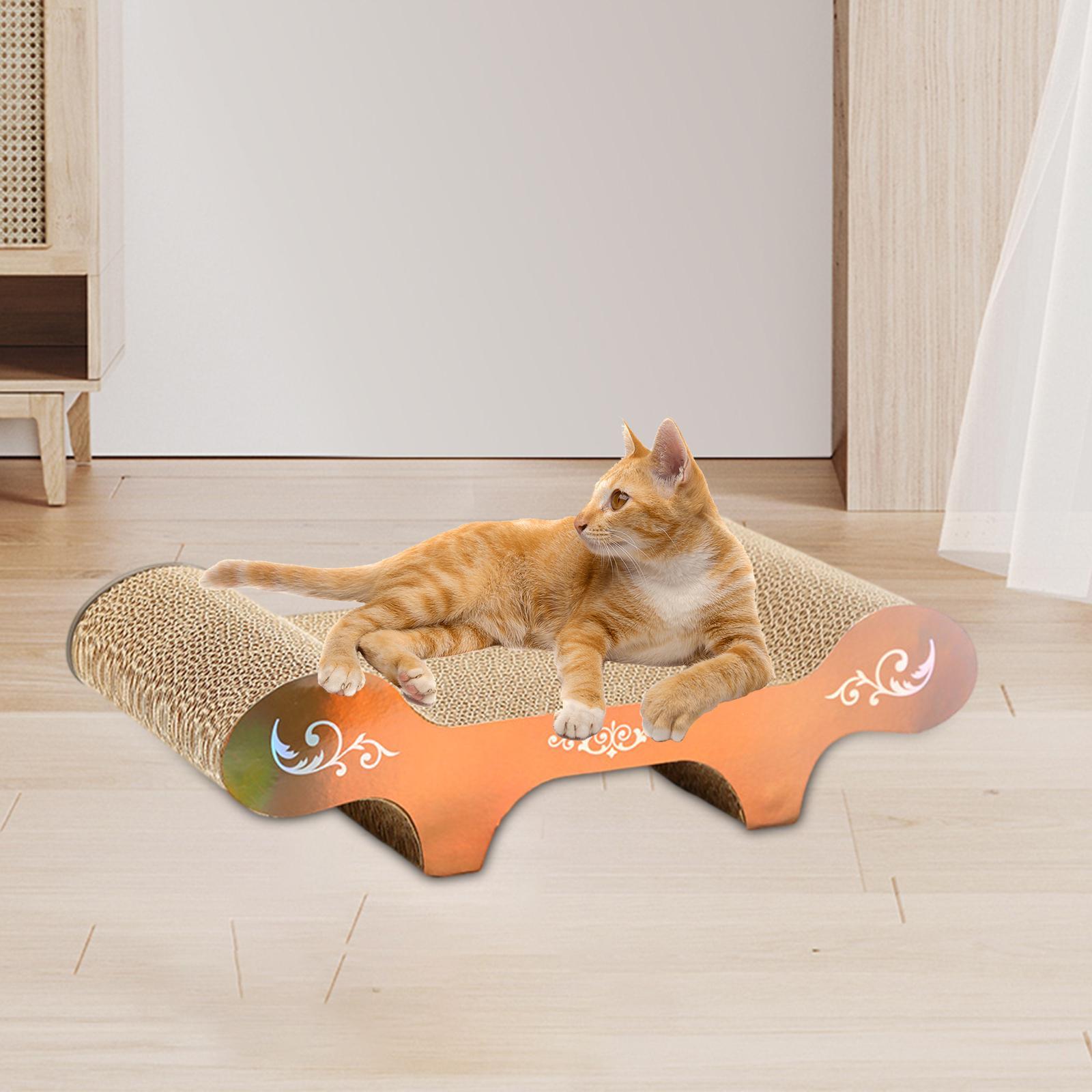 Cat Scratcher Board Scratching Corrugated Board Nest for Furniture Protector