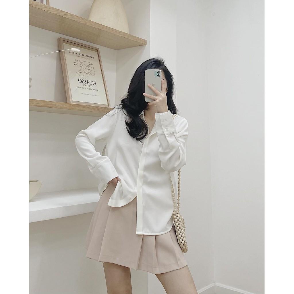 Áo sơ mi tà bầu