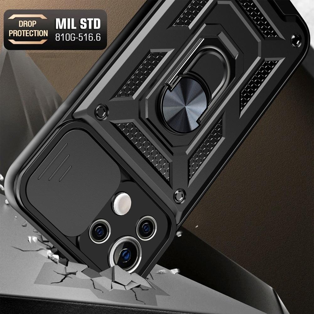 Ốp lưng dành cho iphone 6 7 8 plus x xs max 11 12 13 pro max giá đỡ iring chống sốc va đập nắp trượt bảo vệ camera