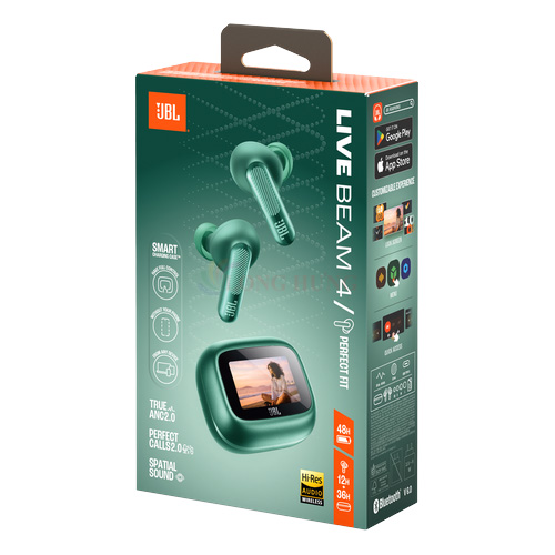 Tai nghe Bluetooth True Wireless JBL Live Beam 4 - Hàng chính hãng