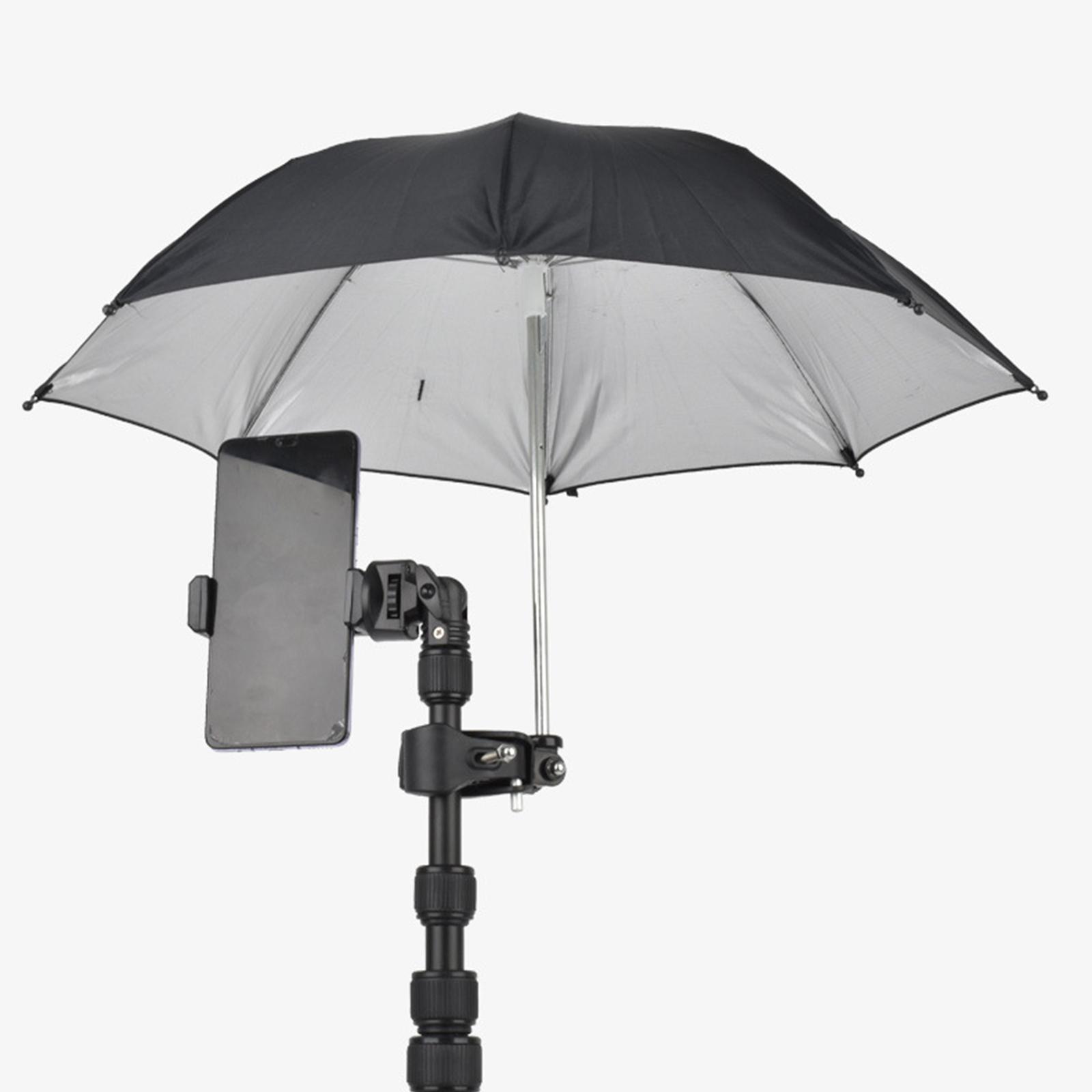 Camera Umbrella with Clip Supply Compact for Smartphone Outdoor Traveling