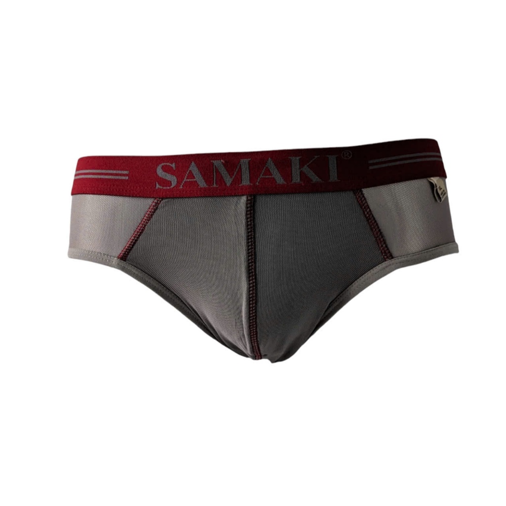 Quần Lót Nam Thương Hiệu Samaki SF04 Chất Liệu Lưới 100%, Thông Thoáng, Không Bị Bí, Nóng, Bản Lưng 3.0cm Mạnh Mẽ