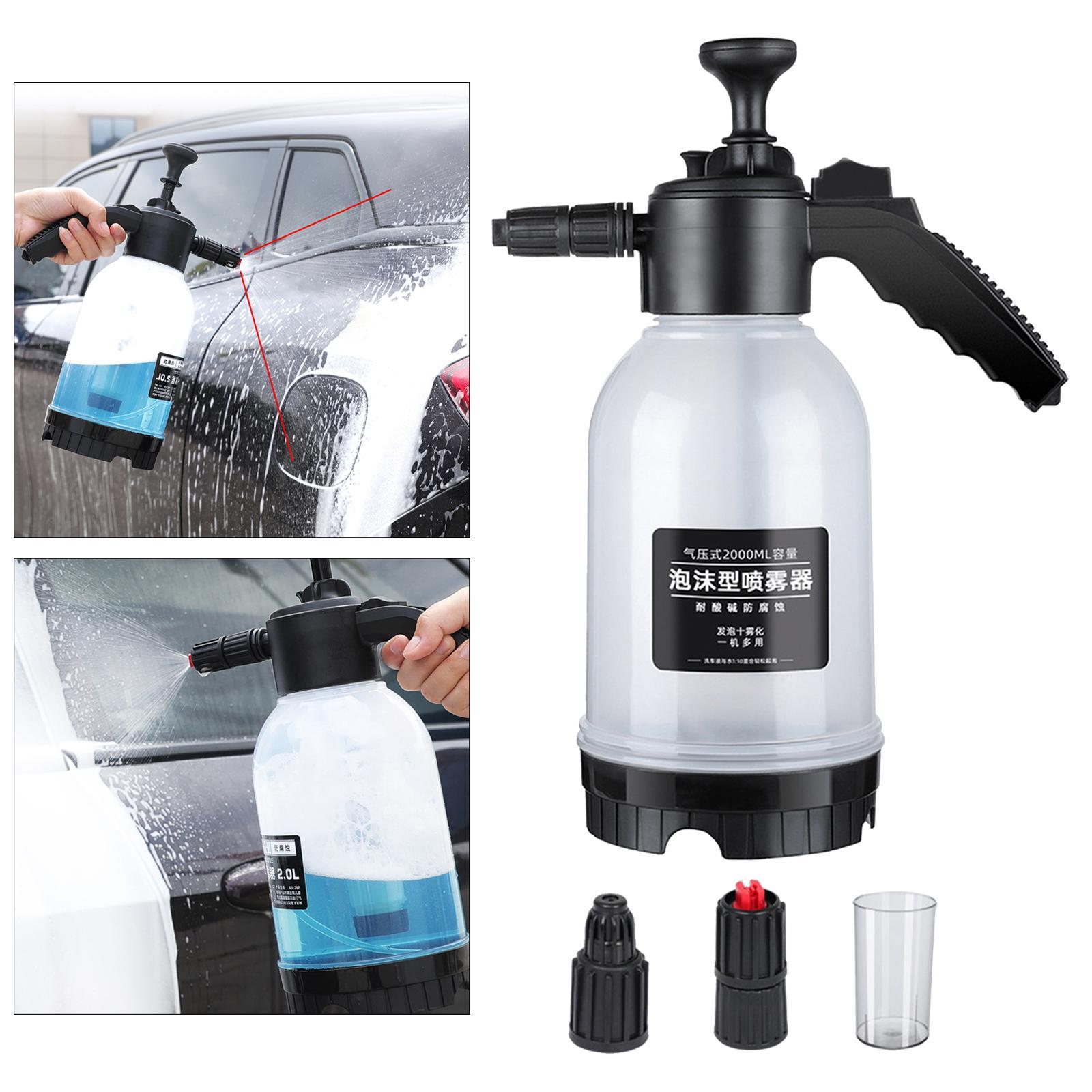 Car Hand Pump Pressure Foam Sprayer Hand Pressurized for Home Cleaning