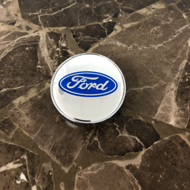 Logo chụp mâm bánh xe ô tô Ford đường kính 60mm